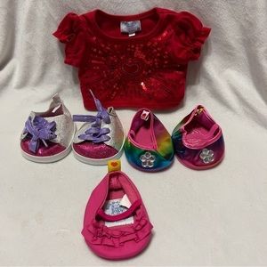 BUILD A BEAR Bundle Miscellaneous Shoes Shirt